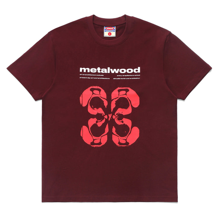 Metalwood Rorschach Tee Maroon