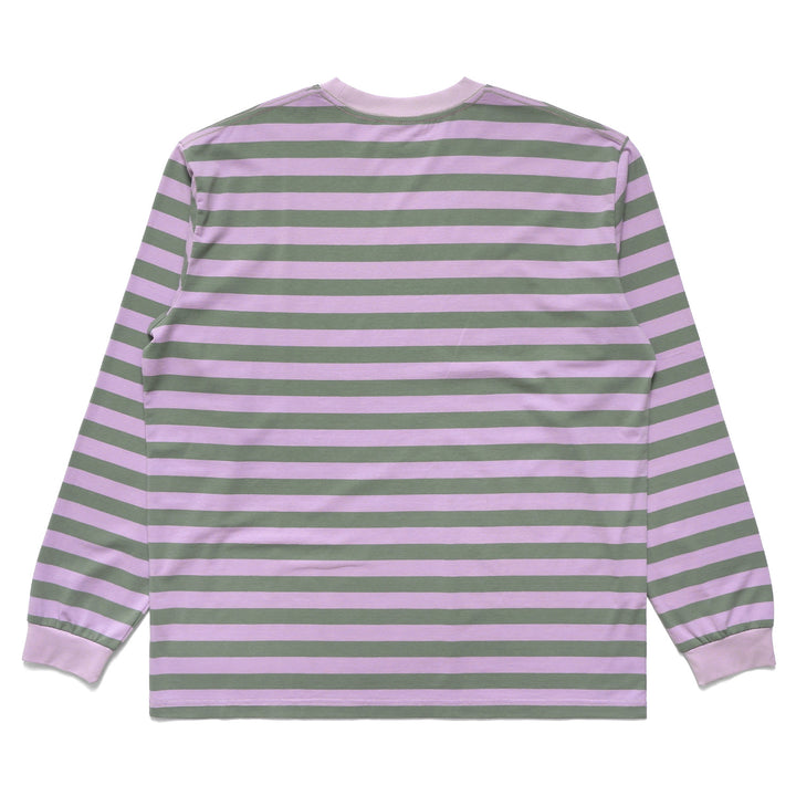 Metalwood Studio Bulge Logo Striped LS Tee