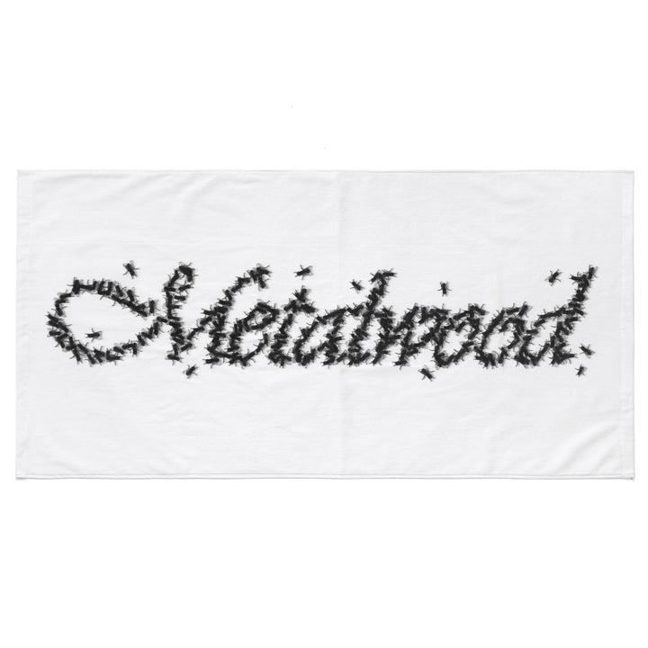 Metalwood Studio Flies Caddie Towel White