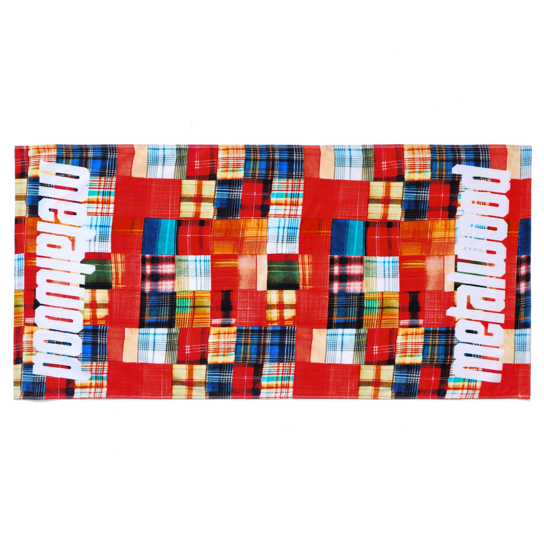 Metalwood Studio Madras Patch Caddie Towel