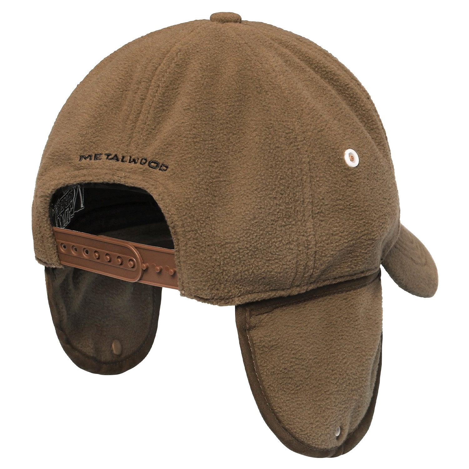 Metalwood Studio Play It Down Trapper Hat Walnut