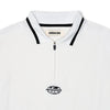 Metalwood Studio World Class Zip Polo White