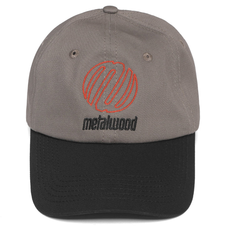 Metalwood Team Logo Dad Hat Grey
