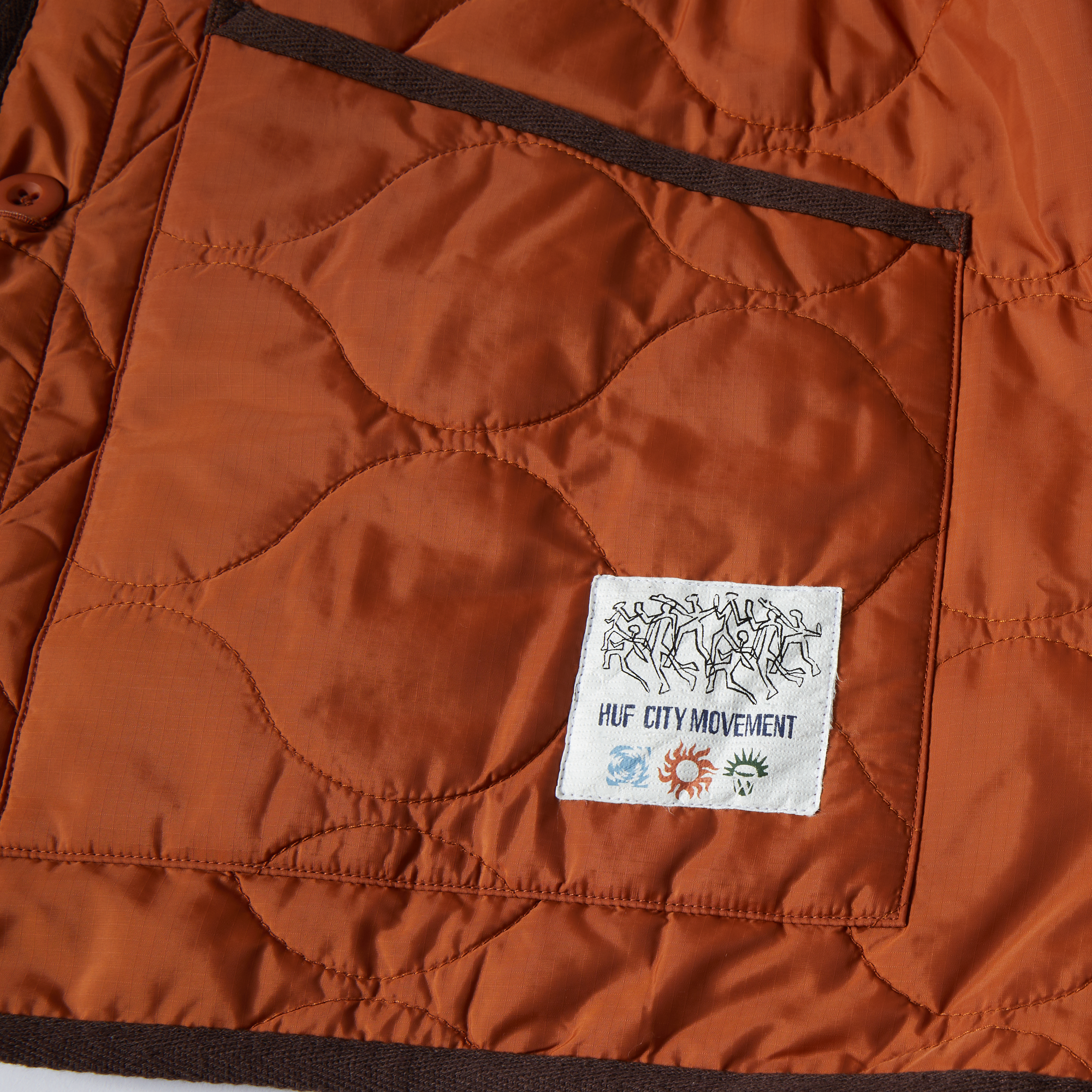 Huf Movement Liner Jacket Russet