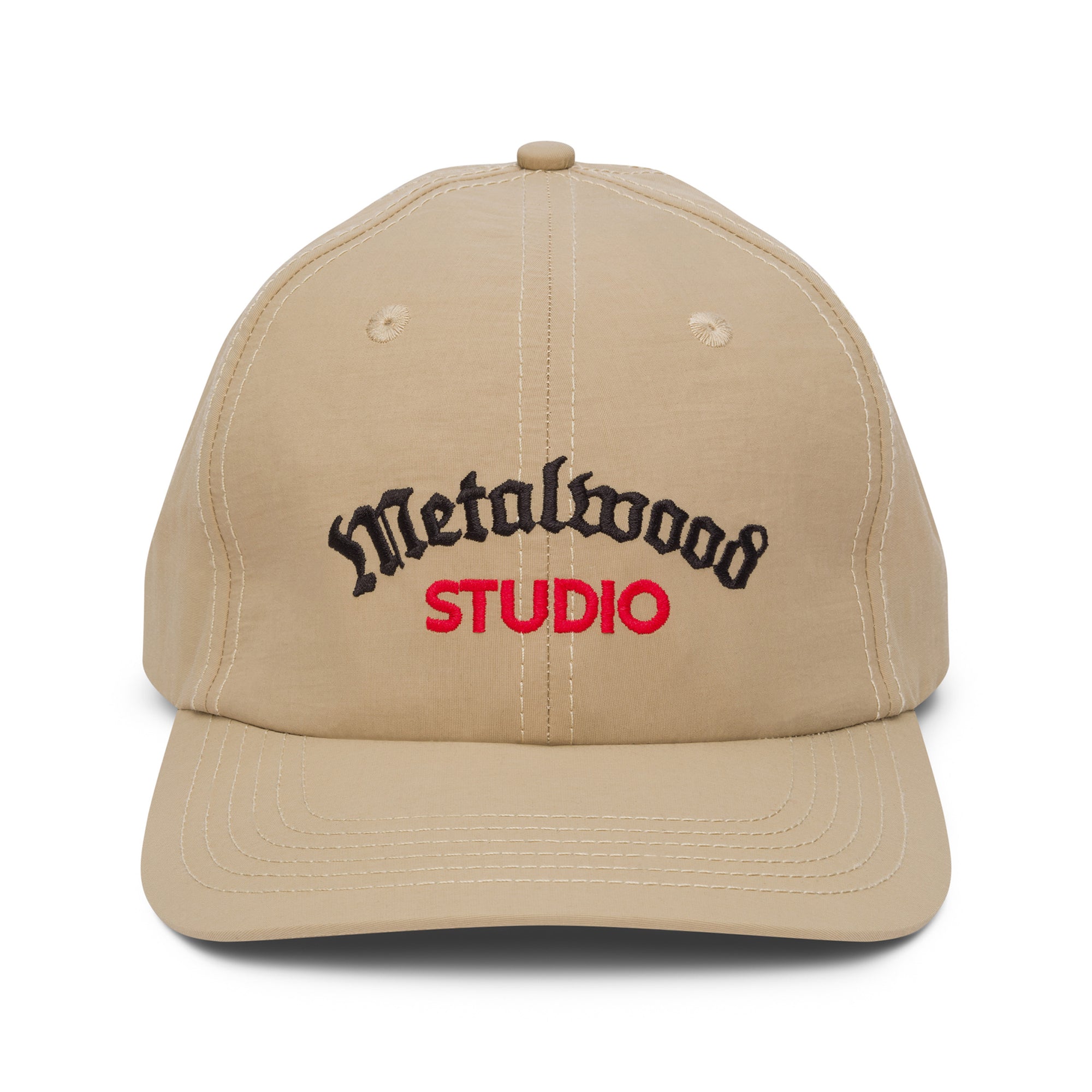 Metalwood Studios Medieval 6-Panel Strapback Hat Tan