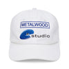 Metalwood Studios Network 6-Panel Strapback Hat White