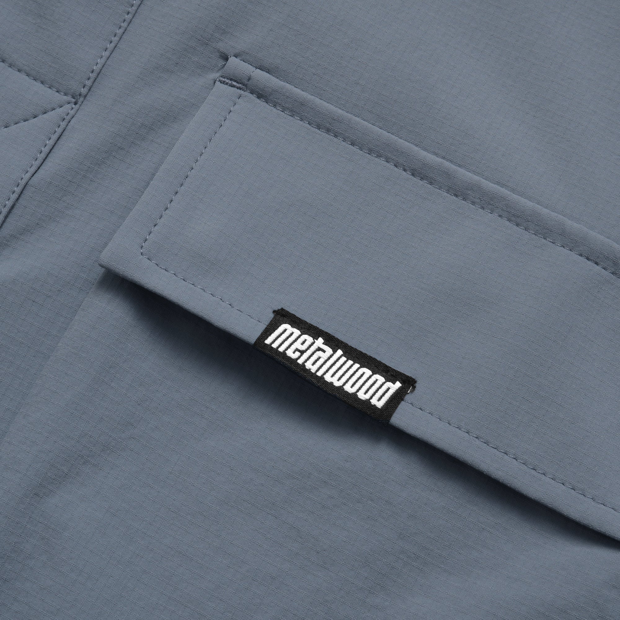 Metalwood Studio Ripstop Overshirt Alloy