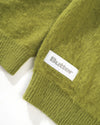 Butter Goods Mohair Button Up Knitted Shirt Moss