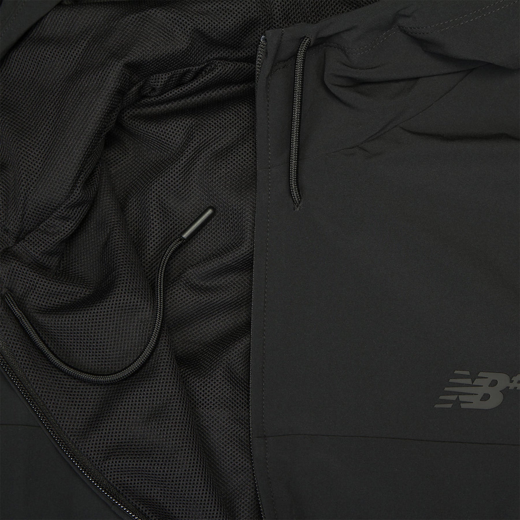 New Balance Numeric Woven Full Zip Jacket Black