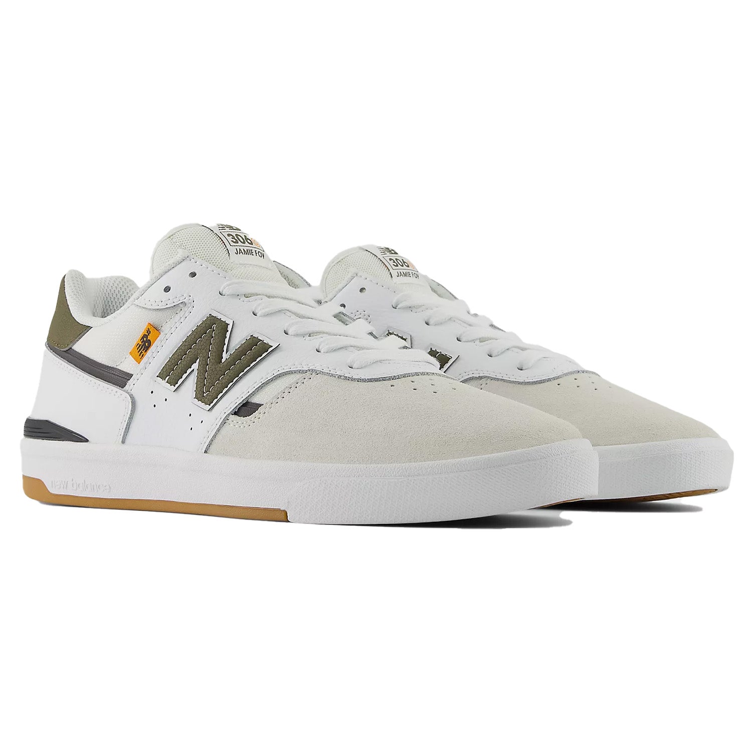 New Balance Numeric Foy 306 Cup White/Olive UN306CSN