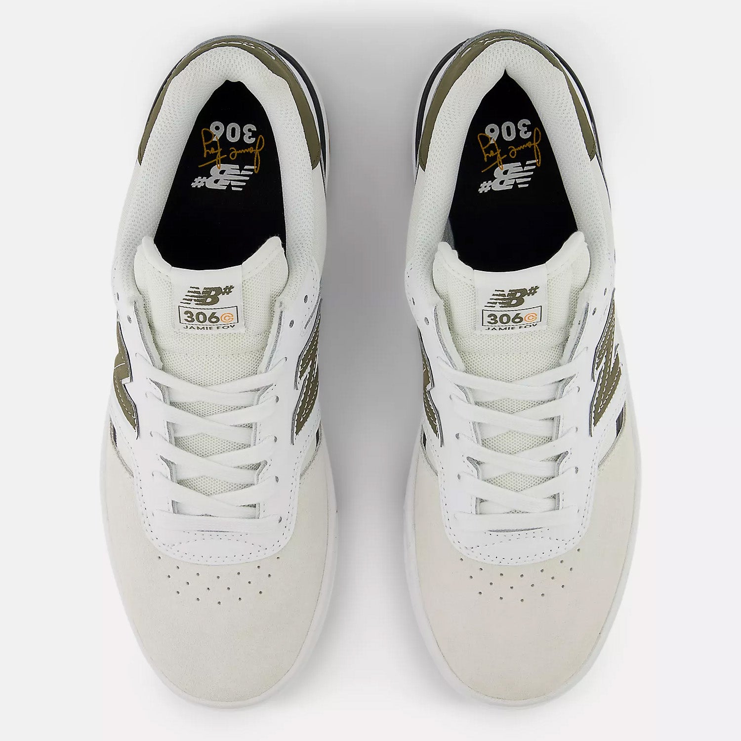 New Balance Numeric Foy 306 Cup White/Olive UN306CSN