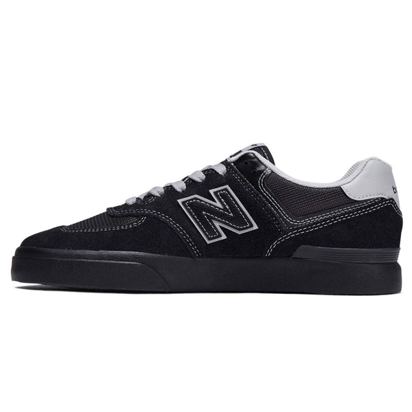 New Balance Numeric NM574VBB Black/Grey WIDE - Orchard Skateshop