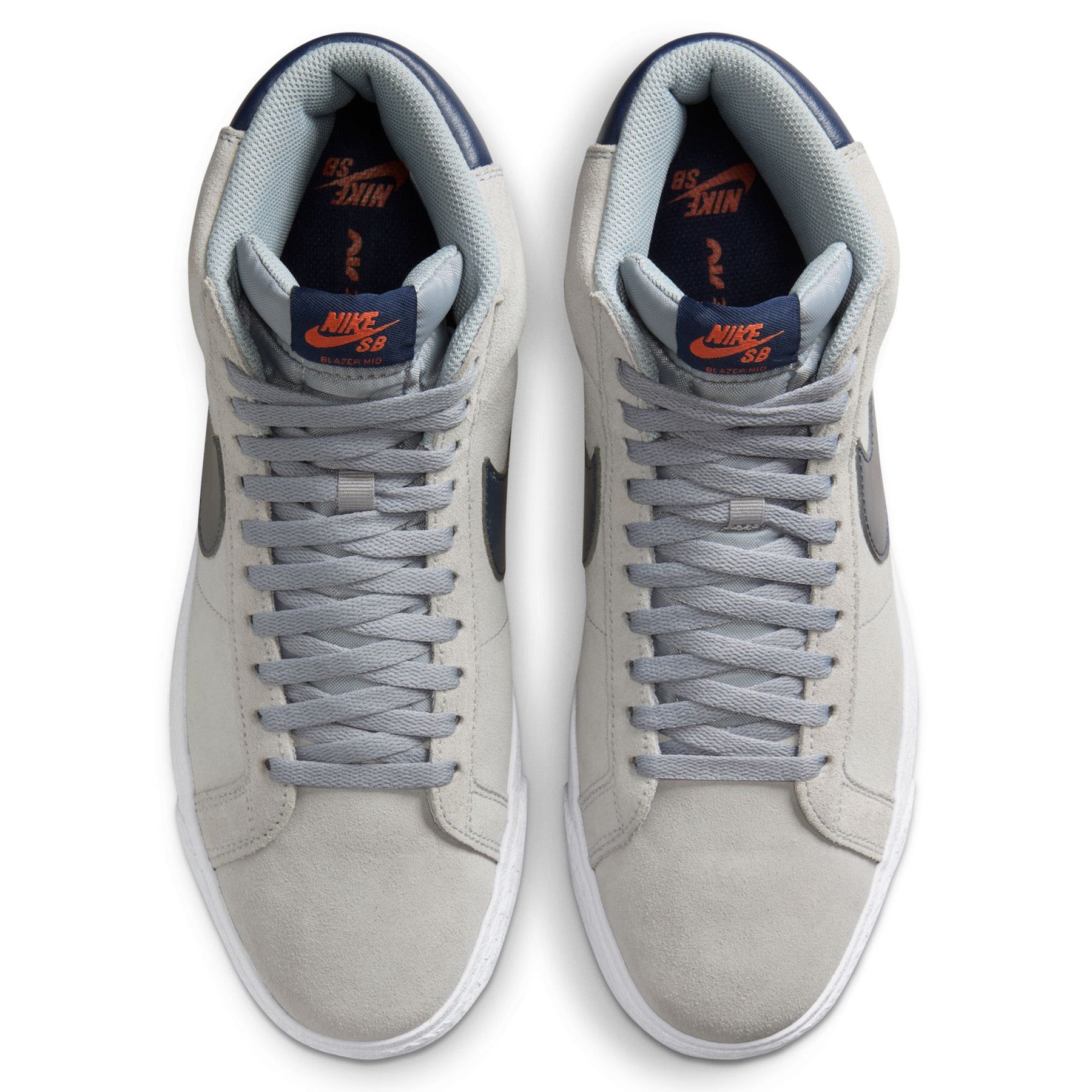 Nike SB Zoom Blazer Mid Wolf Grey Midnight Navy Orchard Skateshop