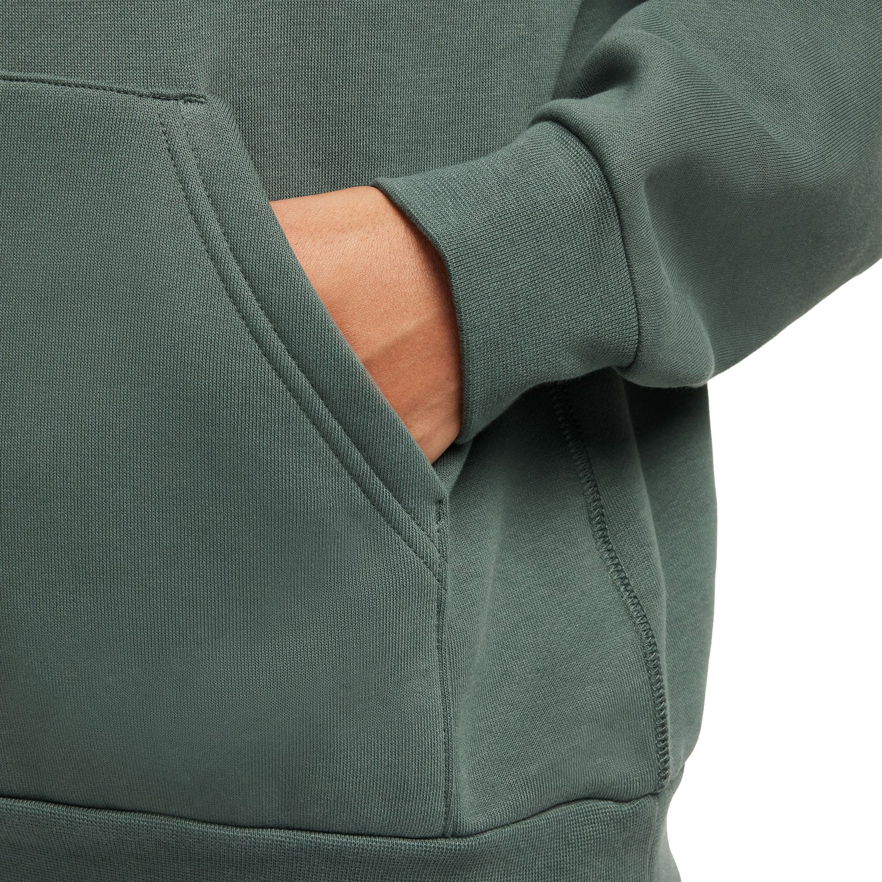 Nike SB Fleece Pullover Skate Hoodie Vintage Green/White