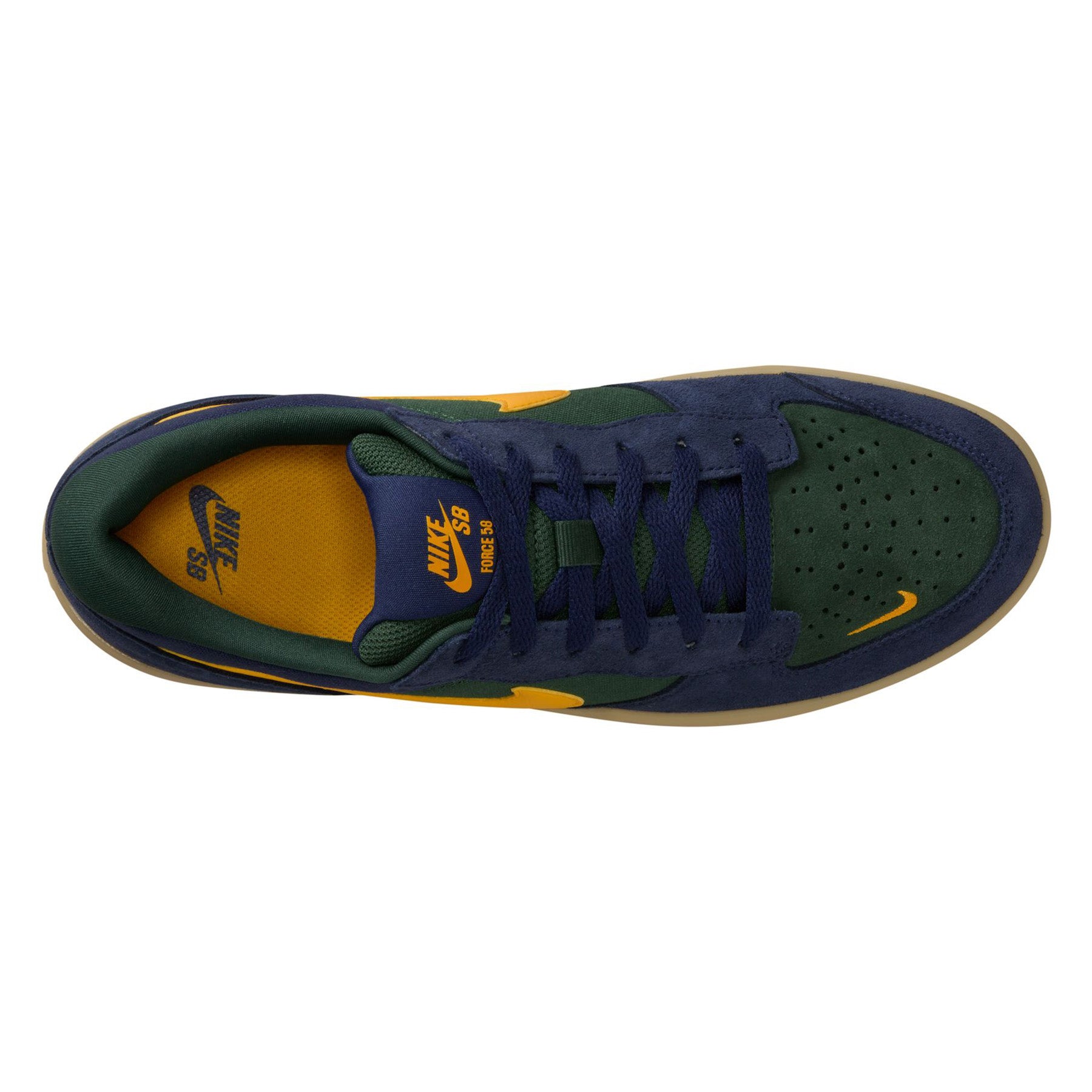 Navy and gold nike fashion shoes