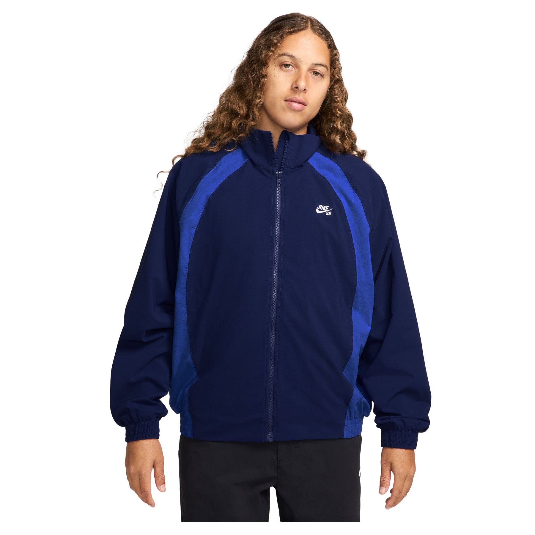 Nike SB Full Zip Woven Track Jacket Blue Void/Game Royal