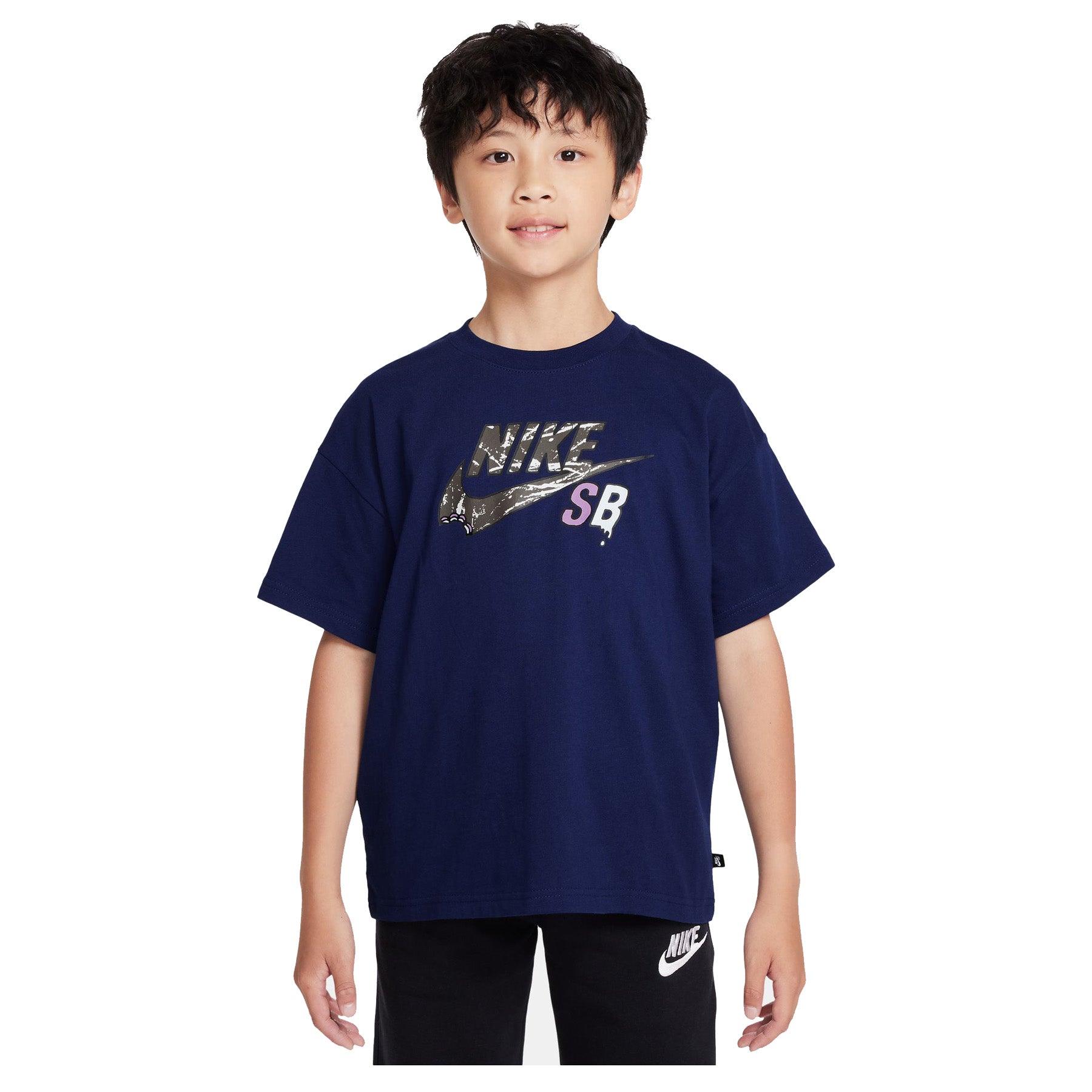 Nike SB HBR Big Kid's Tee Blue