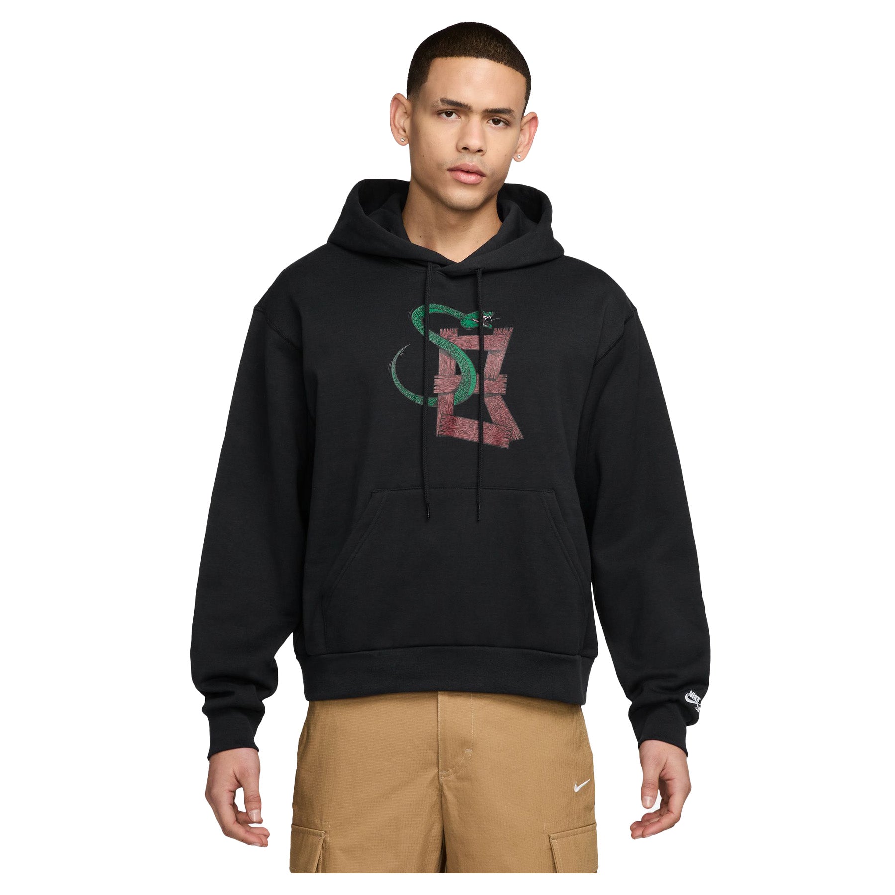 Nike SB Snake Pullover Hoodie Black