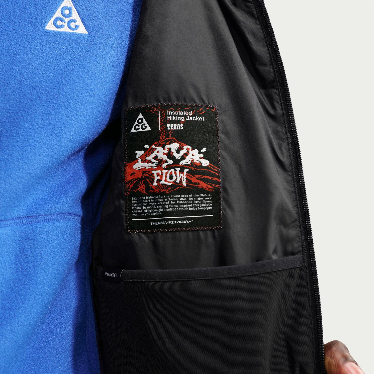 Nike ACG Lava Flow Therma-Fit ADV Hooded Jacket Black