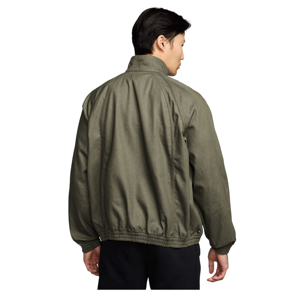 Nike SB Denim Full Zip Track Jacket Medium Olive/White - Orchard