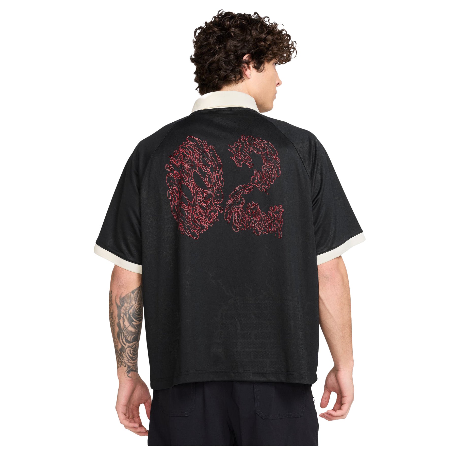 Nike SB Dri-FIT Jacquard Skate Jersey 2 Black/White - Orchard