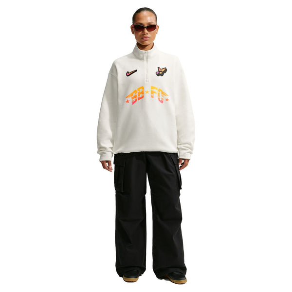 Nike SB FC Half Zip Crewneck Fleece Cream - Orchard Skateshop