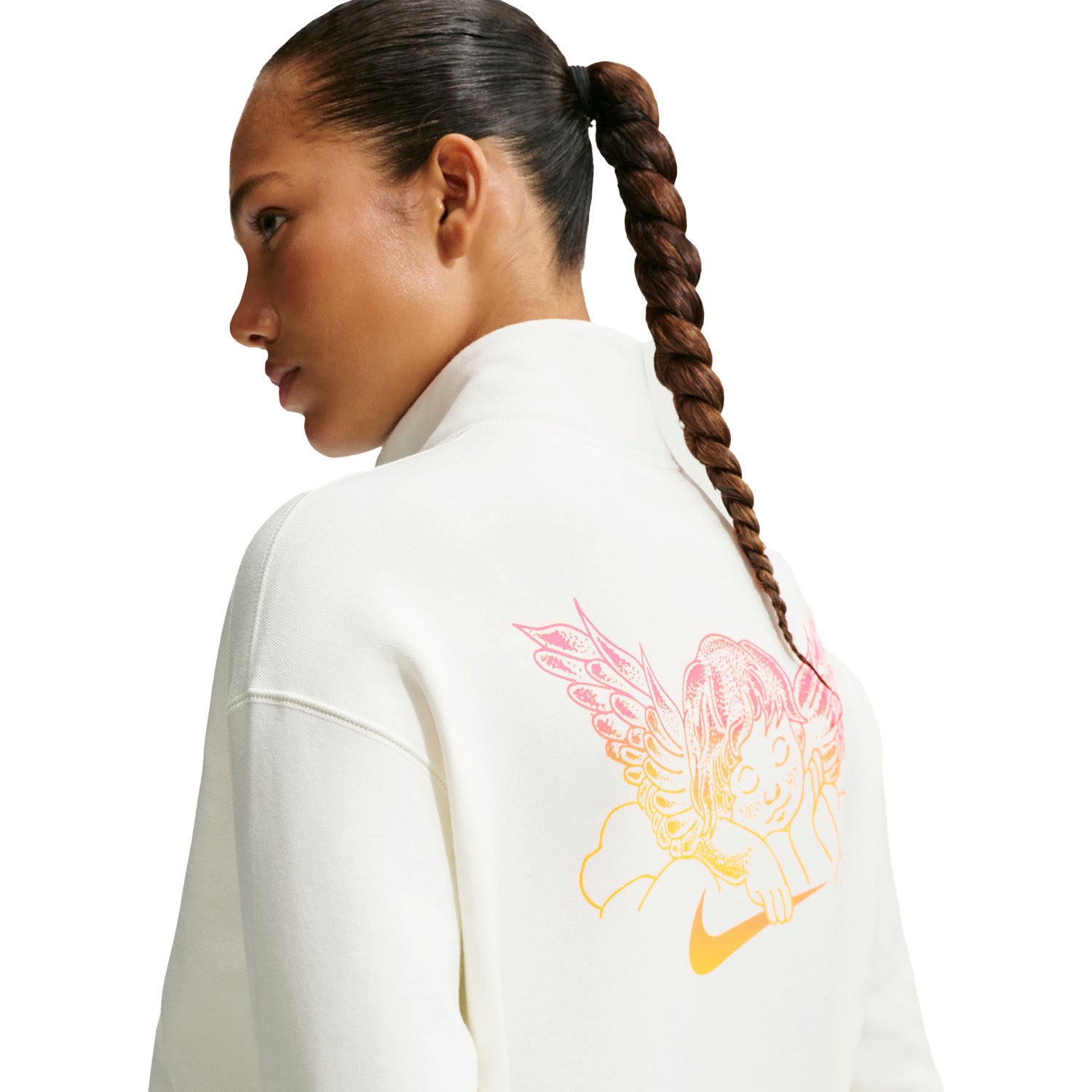 Nike SB FC Half Zip Crewneck Fleece Cream