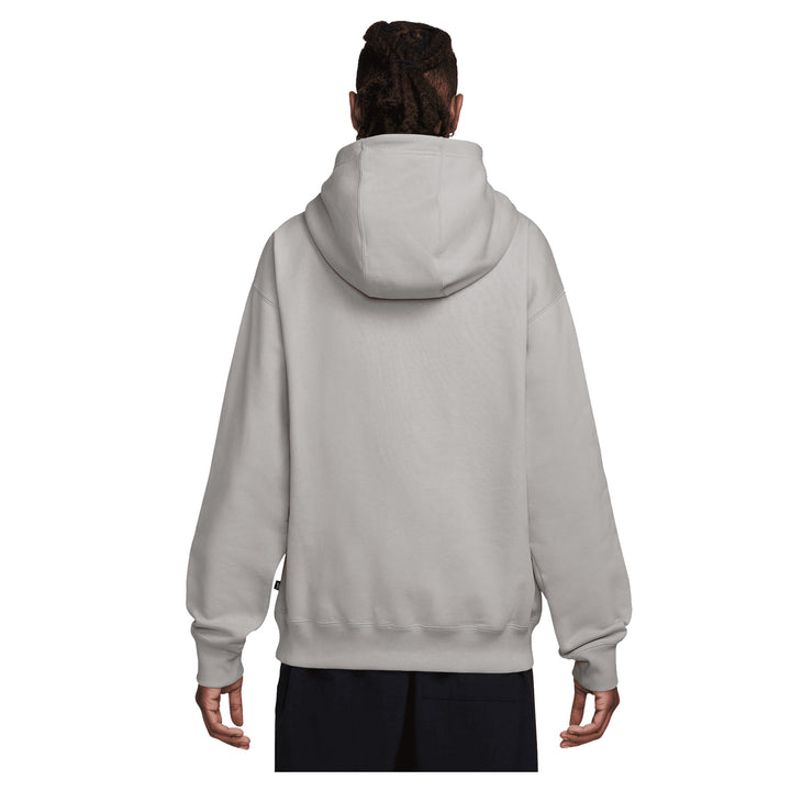 Nike SB Fleece Pullover Skate Hoodie Light Iron Ore/Coconut Milk