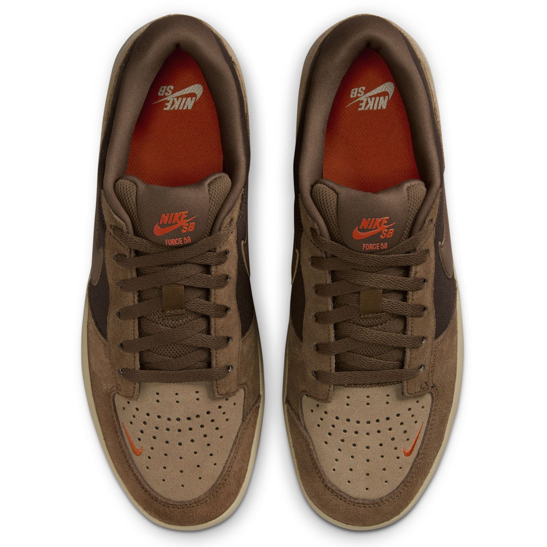 Nike SB Force 58 Baroque Brown/Parachute Beige/Desert Khaki/Mosswood Brown
