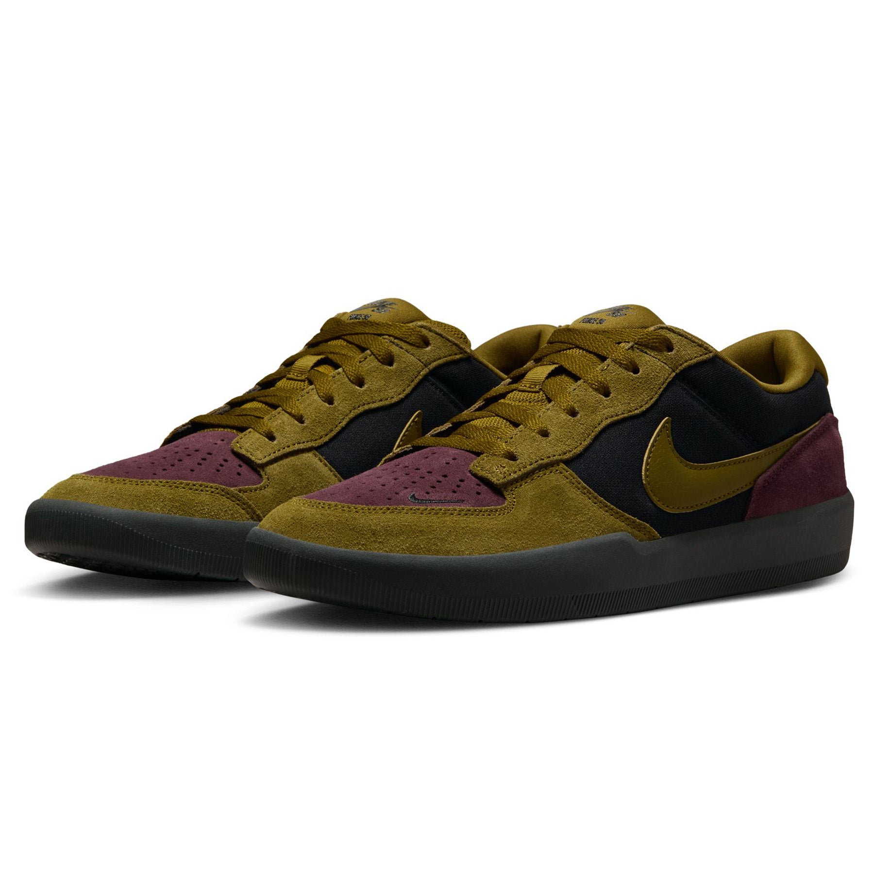 Nike SB Force 58 Black/Olive Flak/Burgundy Crush
