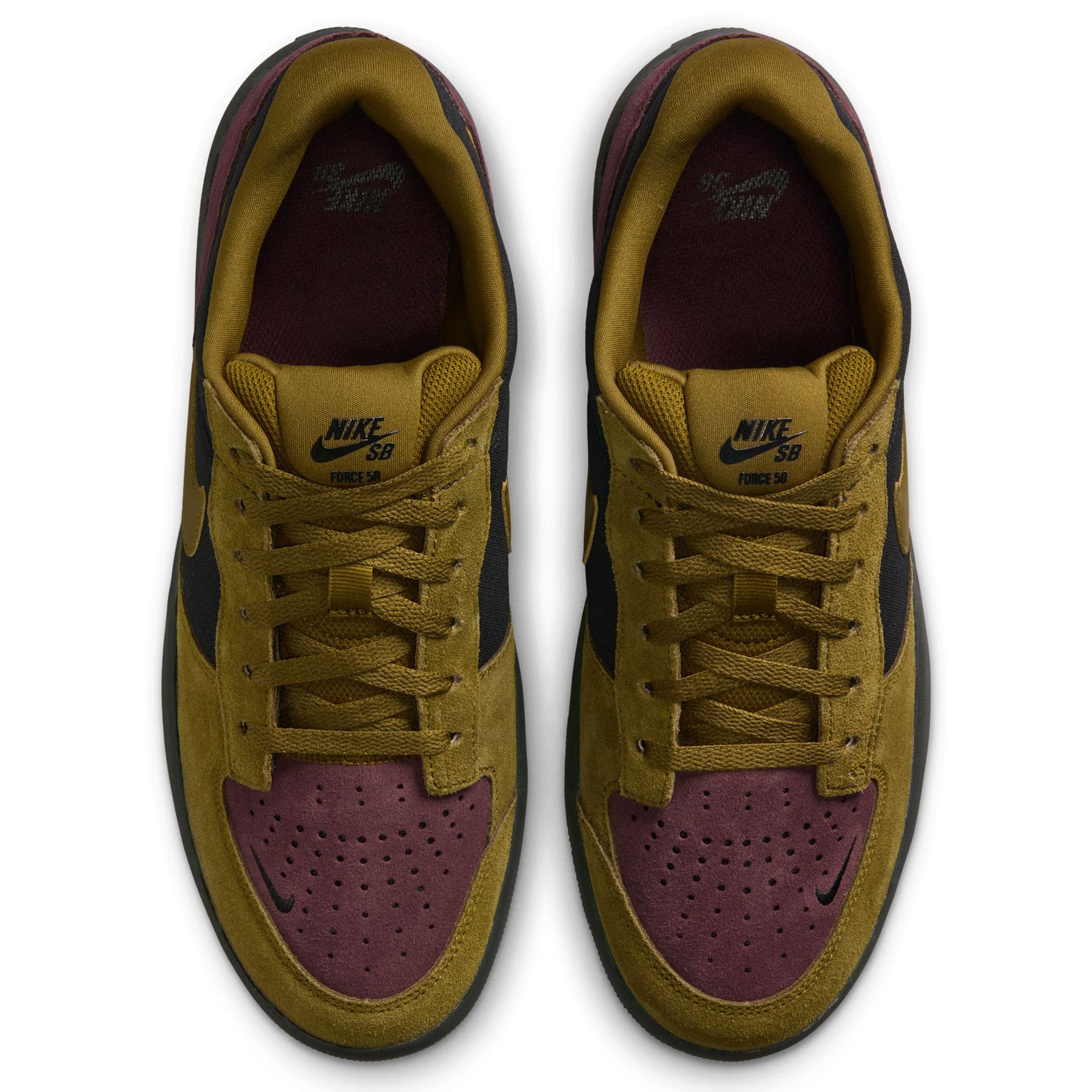 Nike SB Force 58 Black/Olive Flak/Burgundy Crush