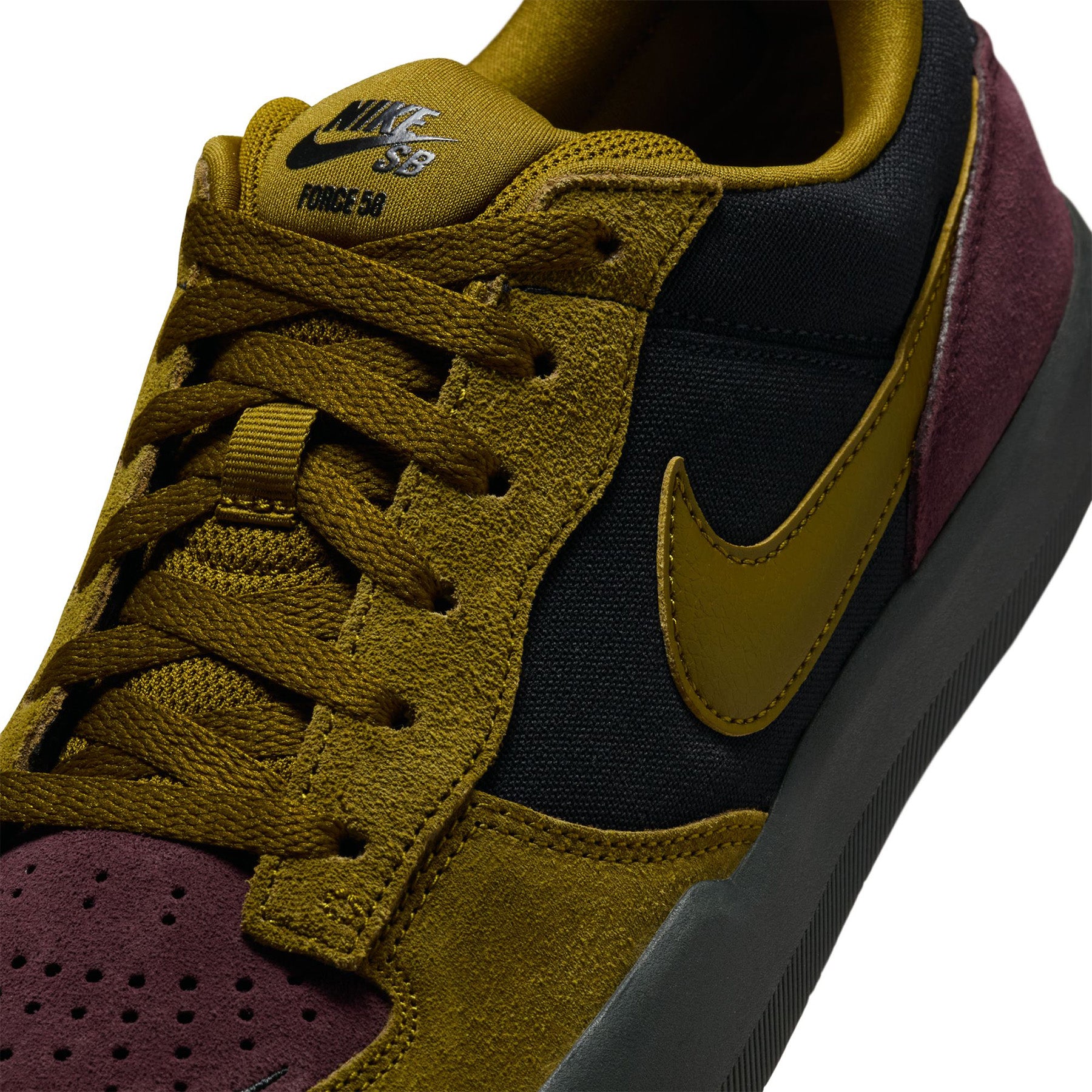 Nike SB Force 58 Black/Olive Flak/Burgundy Crush