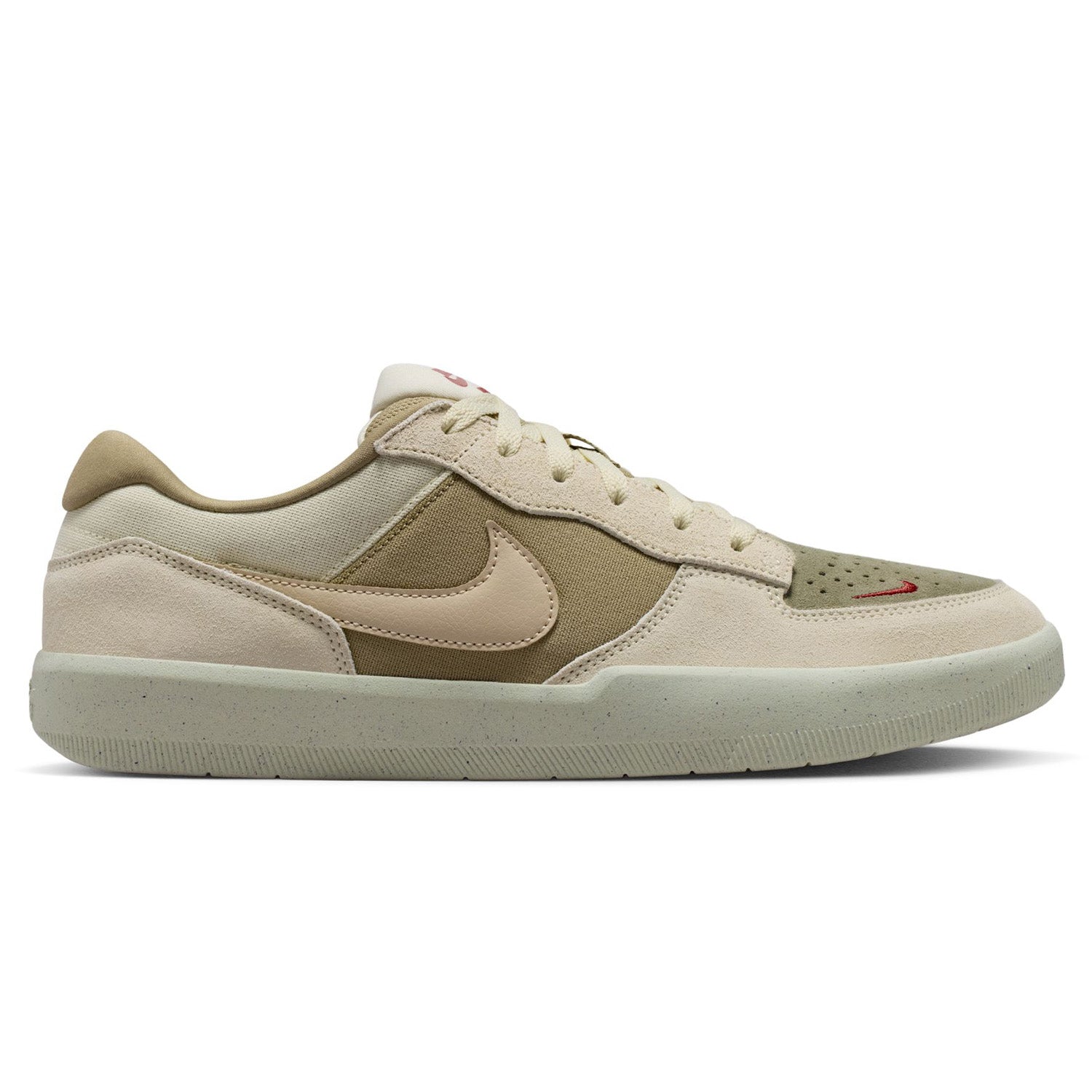 Nike SB Force 58 Coconut Milk/Neutral Olive/University Red/Linen Nike SB Force 58 Coconut Milk/Neutral Olive/University Red/Linen