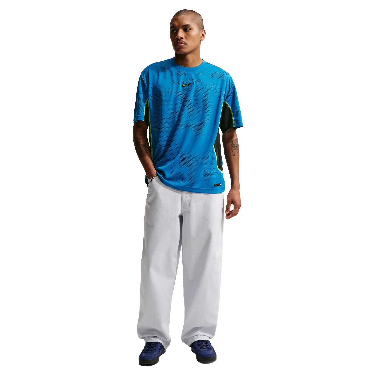 Nike SB Ishod Skate Jersey Brilliant Blue