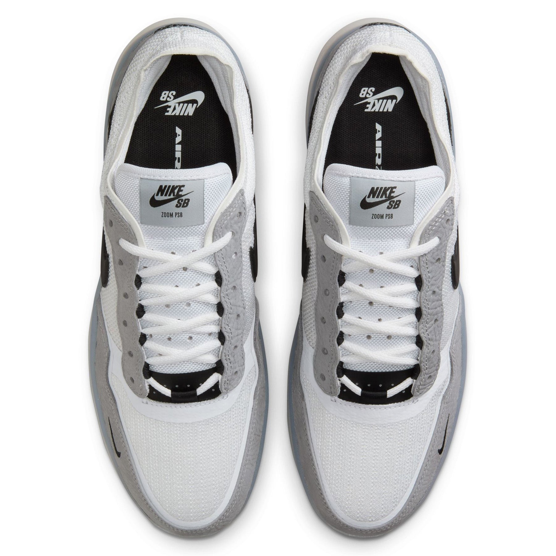 Nike SB PS8 Wolf Grey/White - Orchard Skateshop