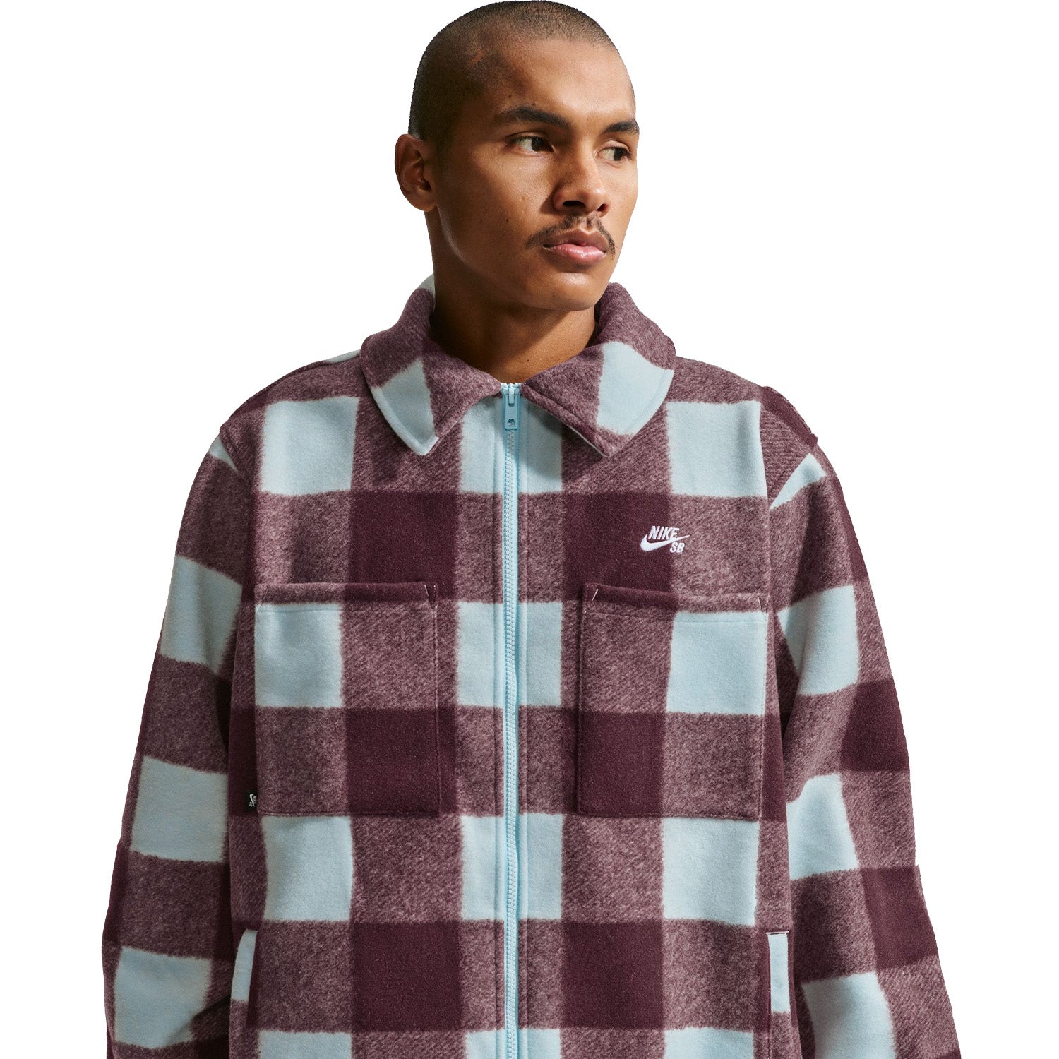 Nike SB Skate Essentials Shacket Glacier Blue/Burgundy Crush