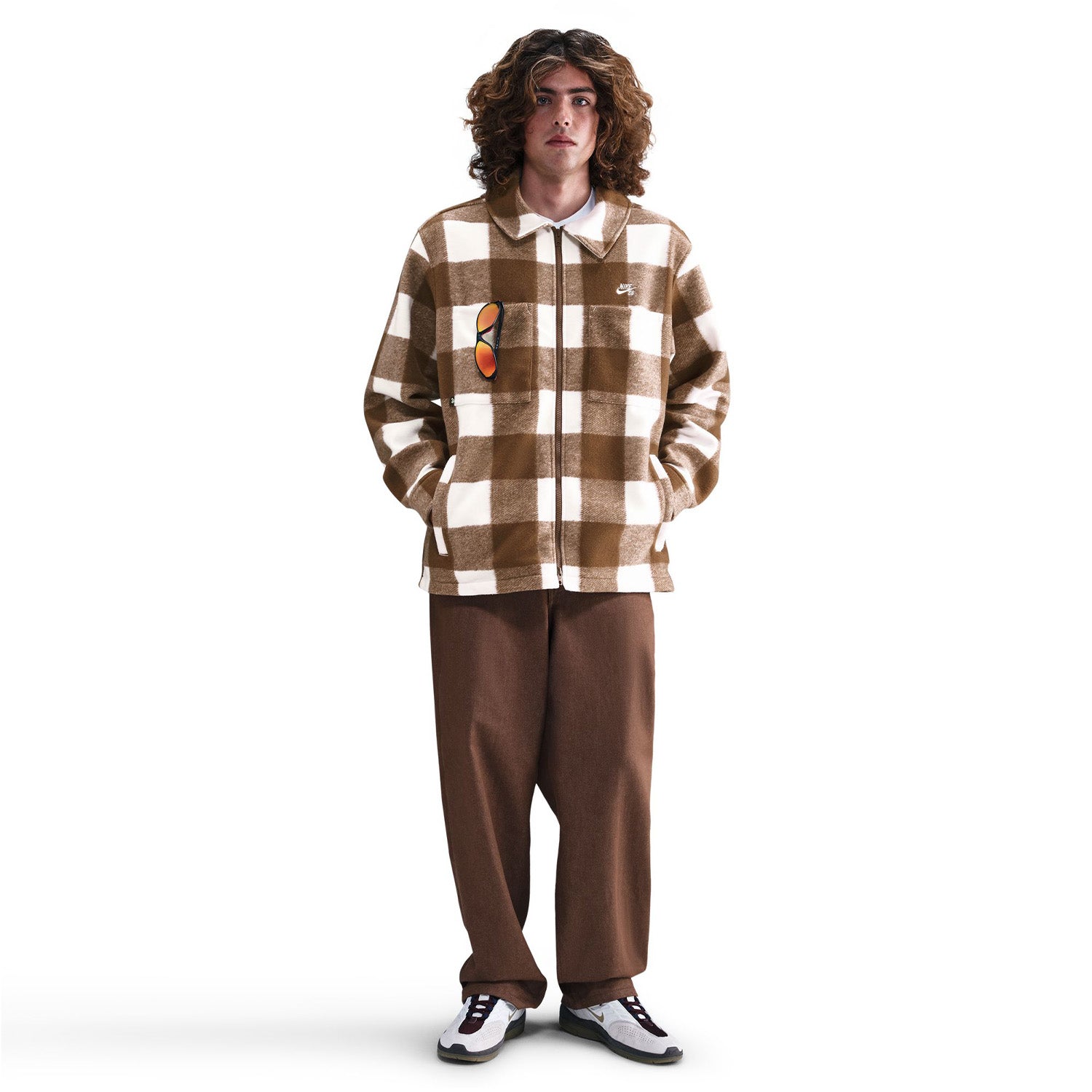 Nike SB Skate Essentials Shacket Sail/Mosswood Brown
