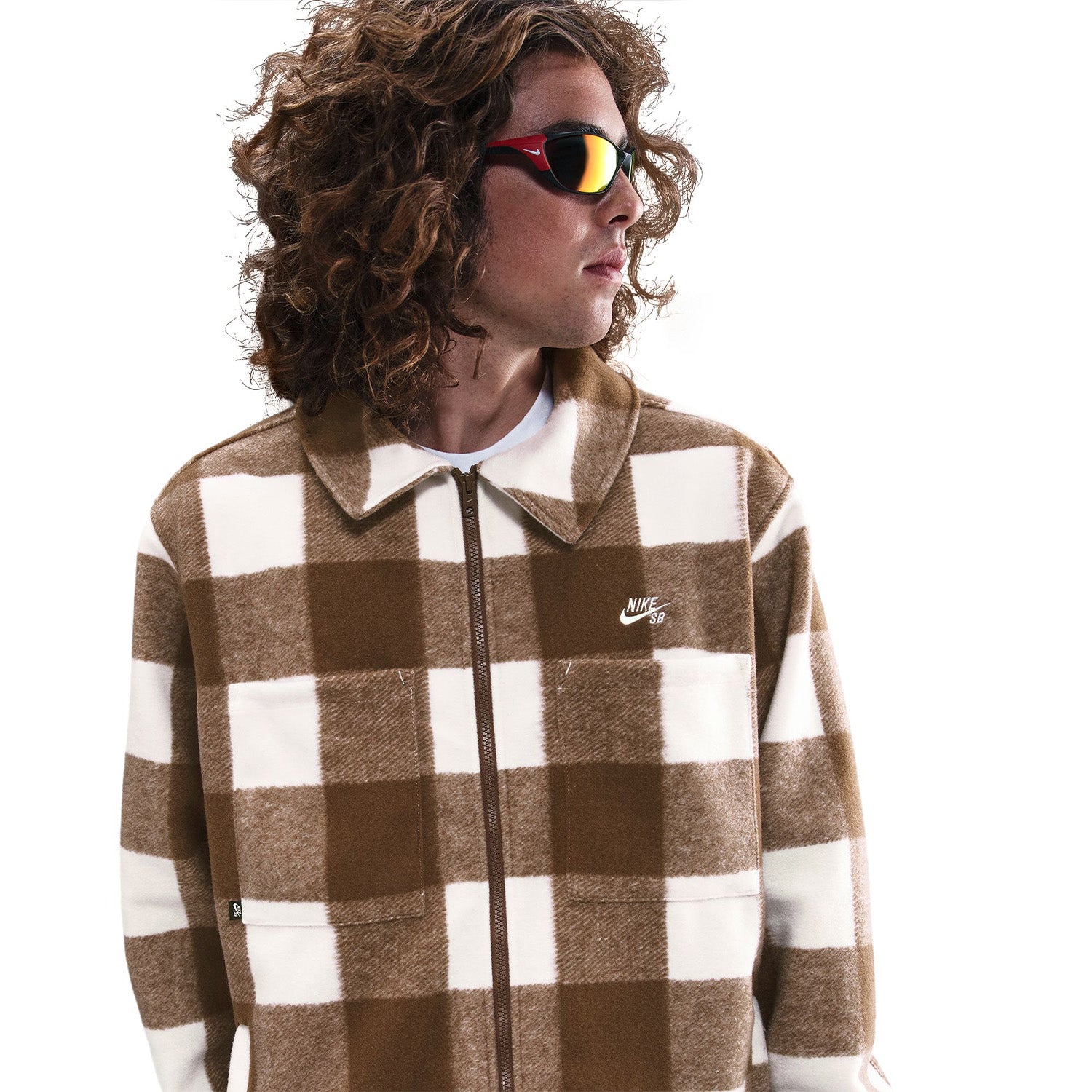 Nike SB Skate Essentials Shacket Sail/Mosswood Brown