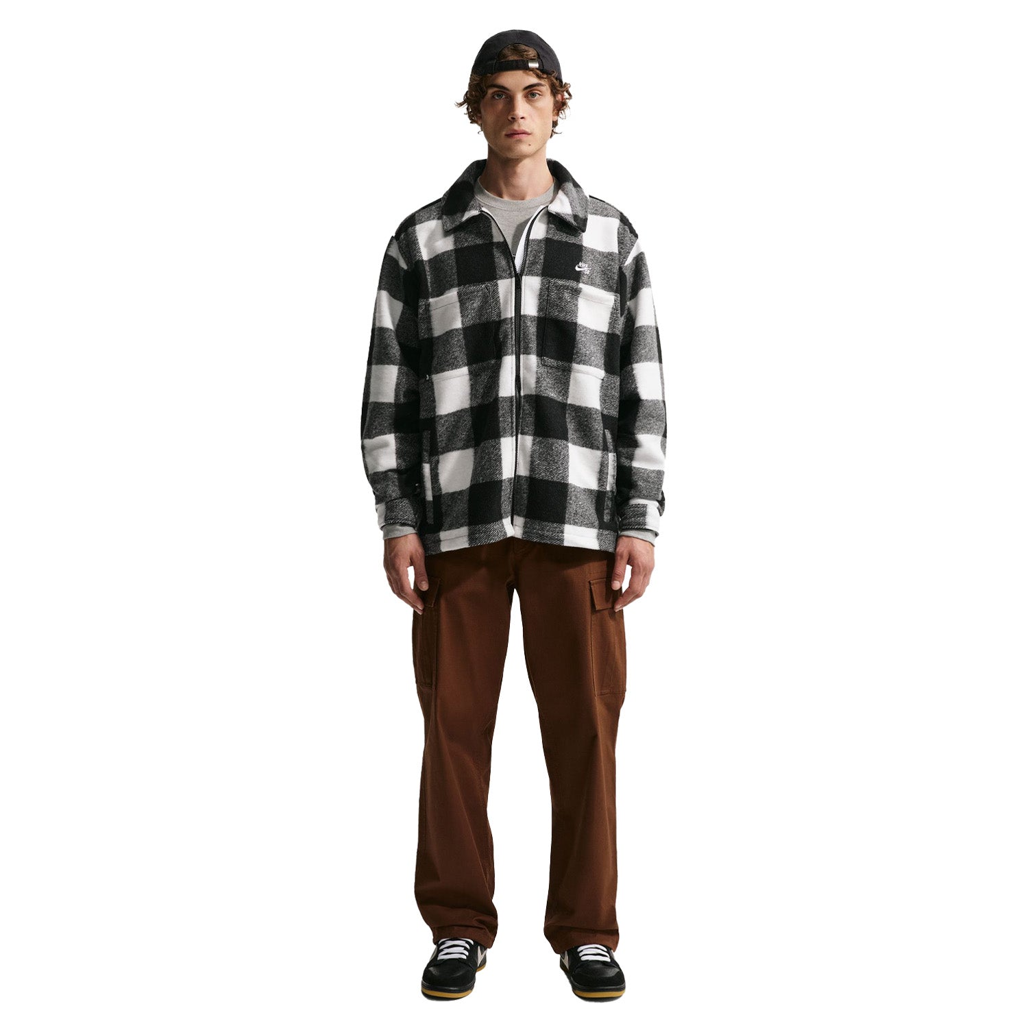 Nike SB Skate Essentials Shacket White/Black