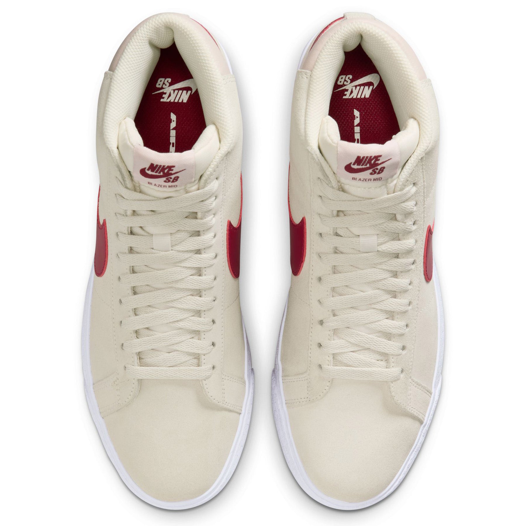 ◆正規品◆NIKE SB ZOOM BLAZER MID PALE IVORY◆関税込◆人気◆ Nike SB Zoom Blazer Mid Pale Ivory/Noble Red - Orchard Skateshop