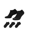 Nike Everyday Plus Cushion Training No-Show Socks Black/White (3 Pairs)