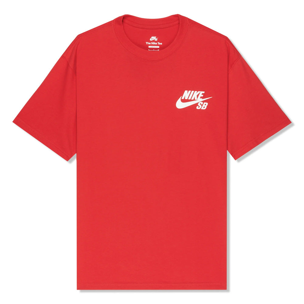Nike Logo Skate Tee University Red Orchard