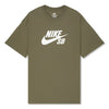 Nike SB Logo Tee Shirt Medium Olive