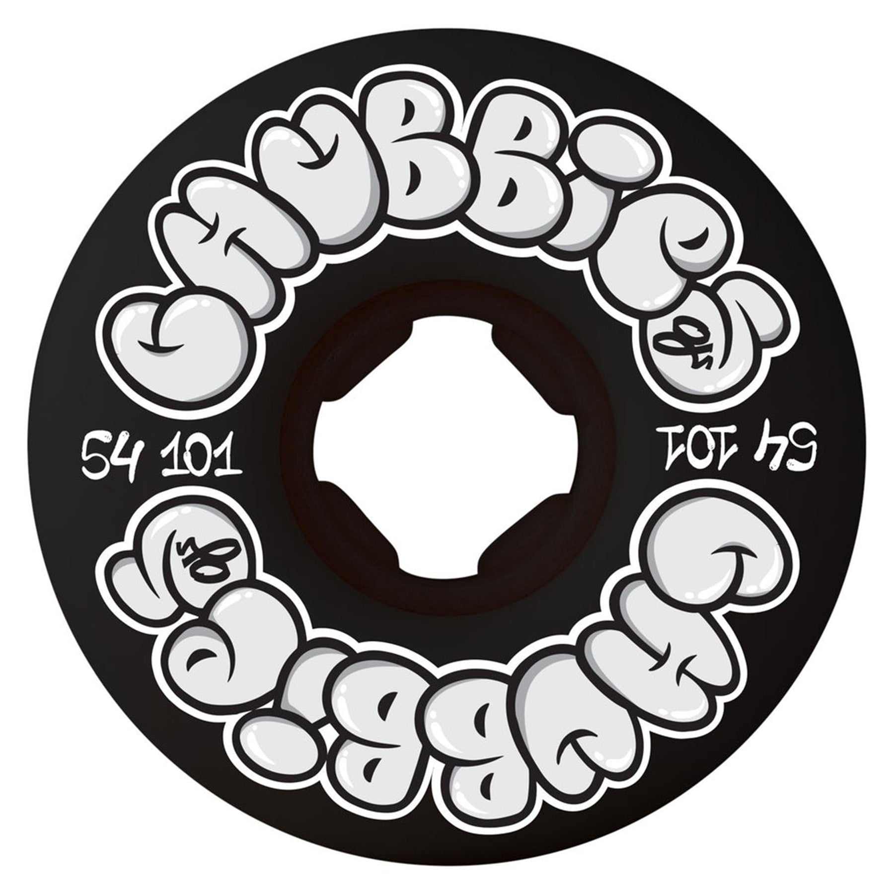 OJ Wheels Team Elite Throw Ups Chubbies Black 54mm 101a