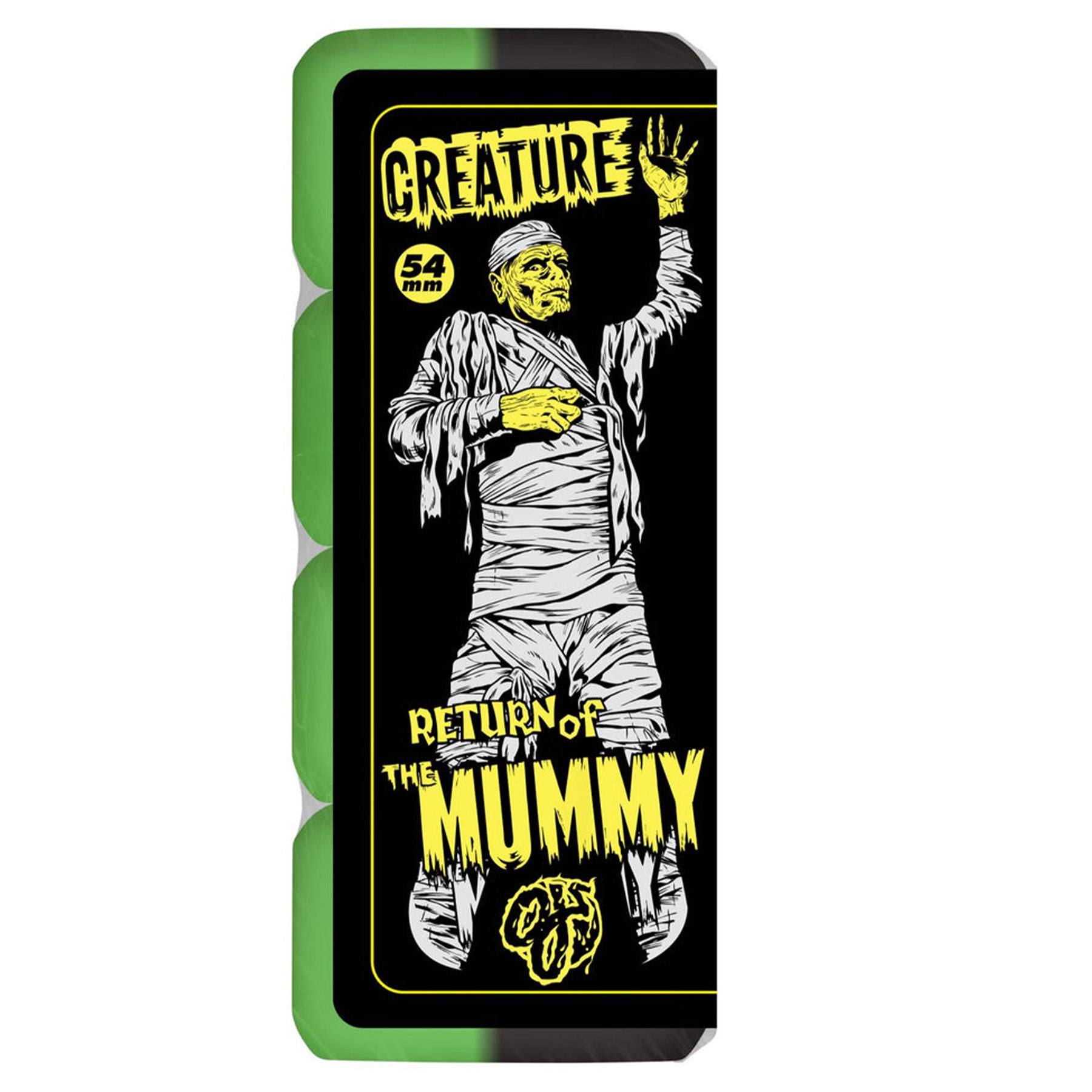 OJ Wheels Creature Mummy Keyframe Hybrid Green/Black 54mm
