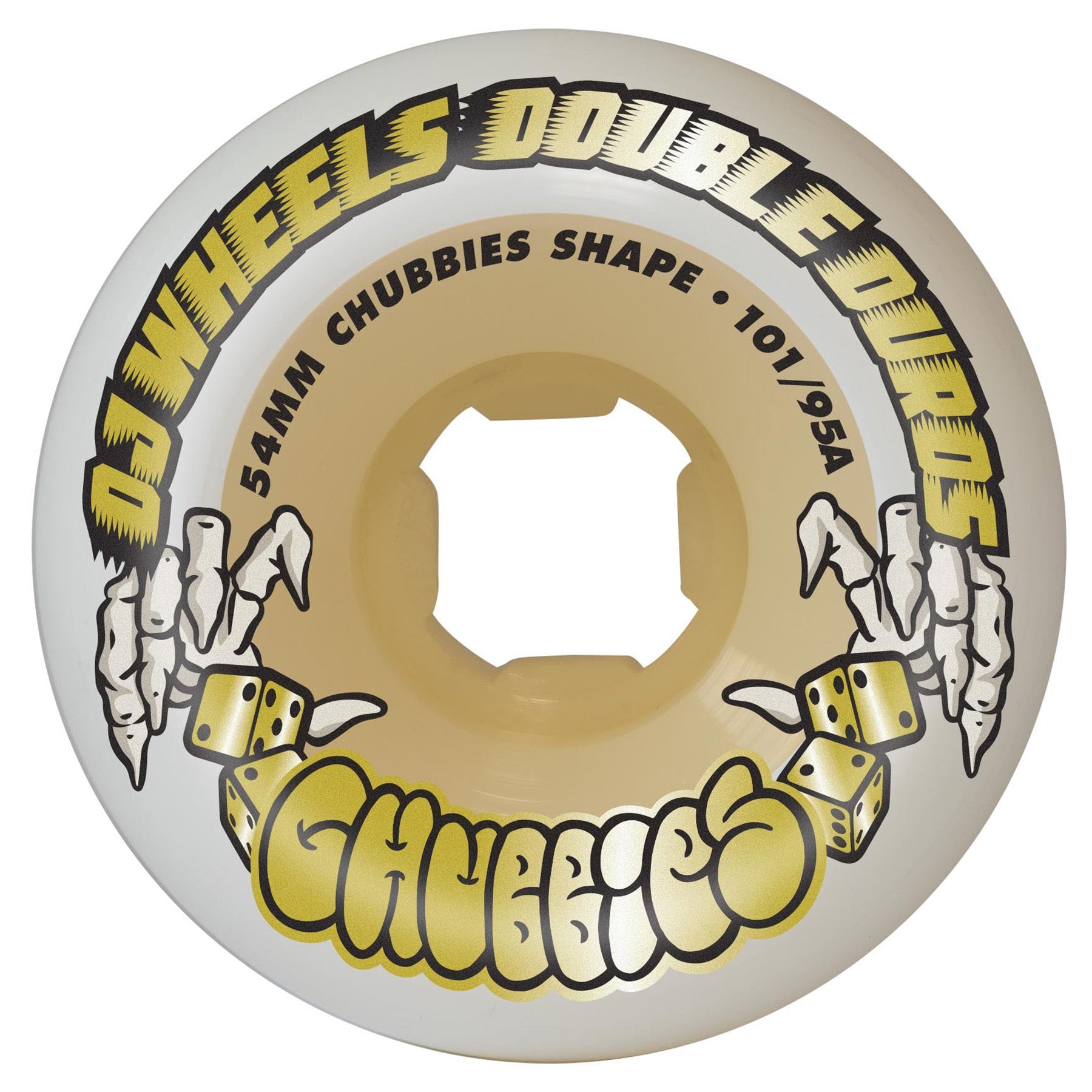 OJ Wheels Double Duro Gum Chubbies 54mm 101a/95a