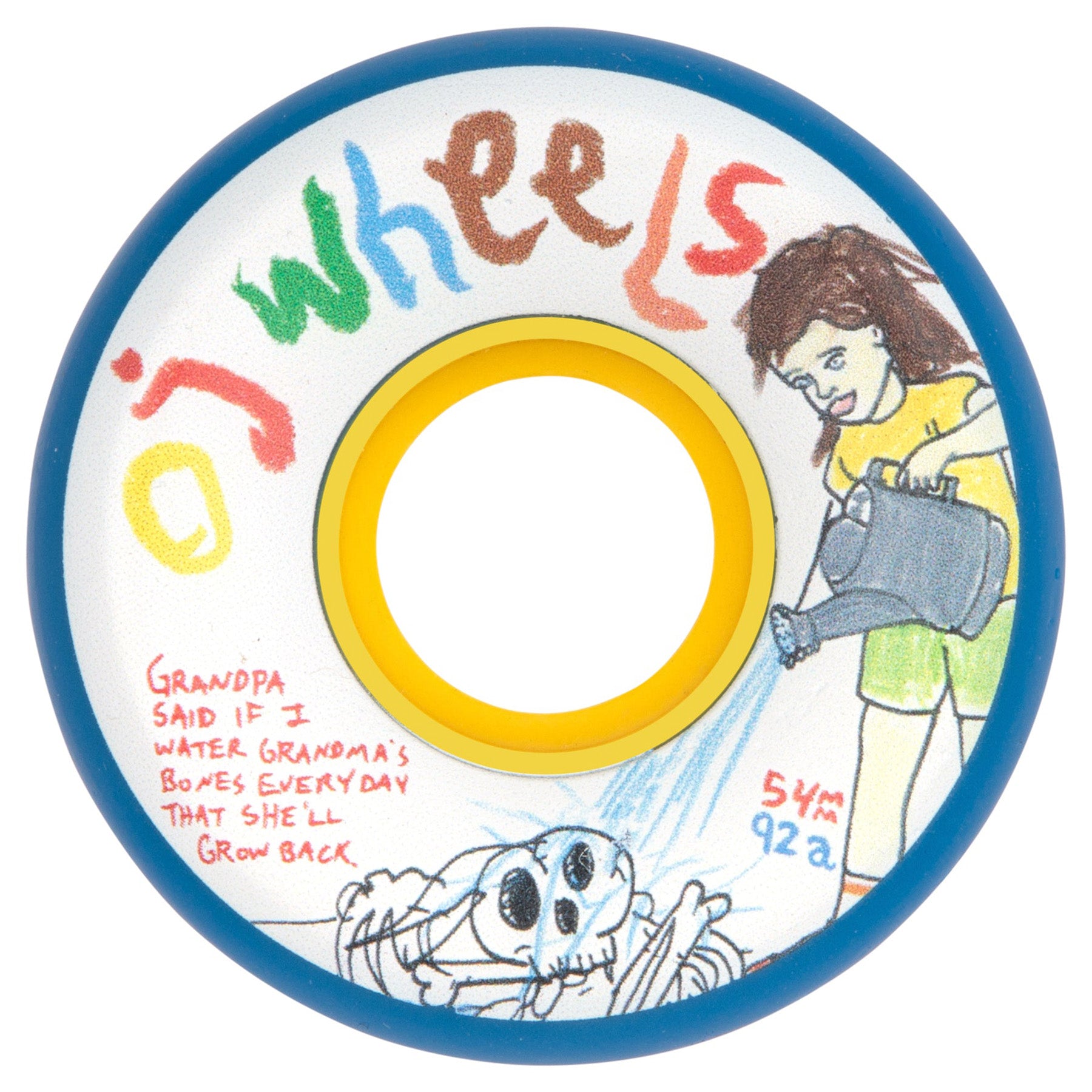 OJ Wheels Porous Walker Grandma Keyframe Hybrid Blue 54mm 92a