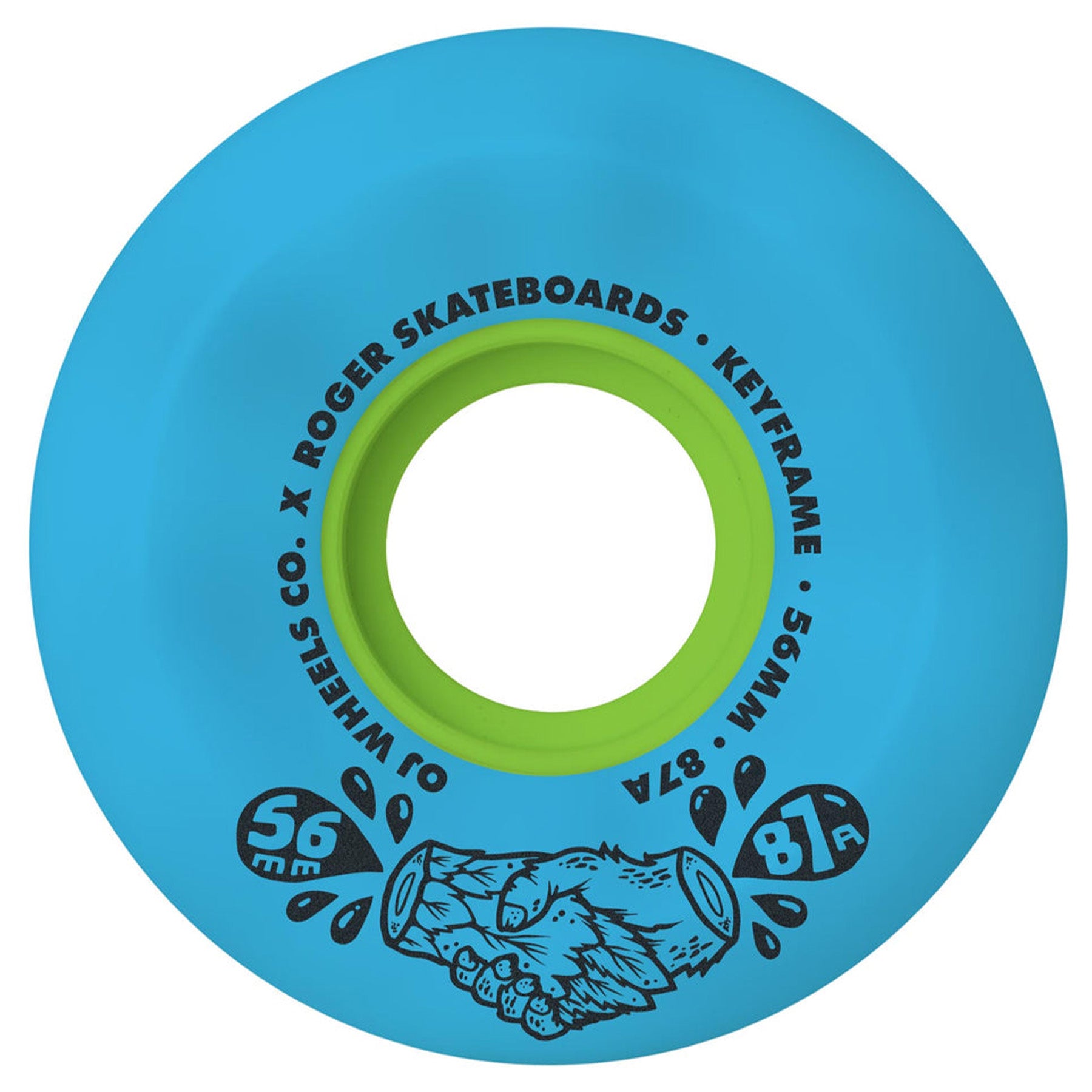 OJ Wheels Rojers Keyframe Blue 56mm 87a
