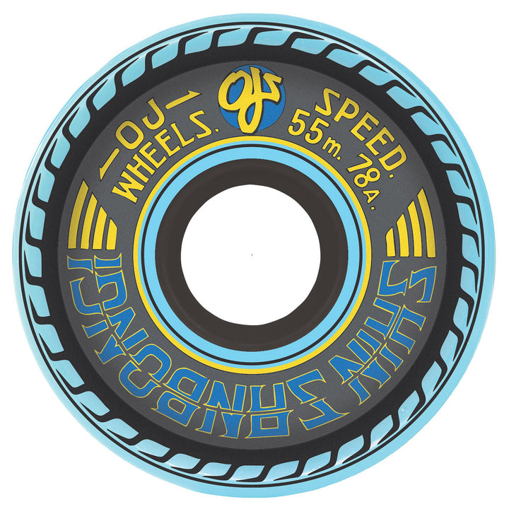 OJ Wheels Shin Sanbongi Mini Super Juice Blue 55mm 78a