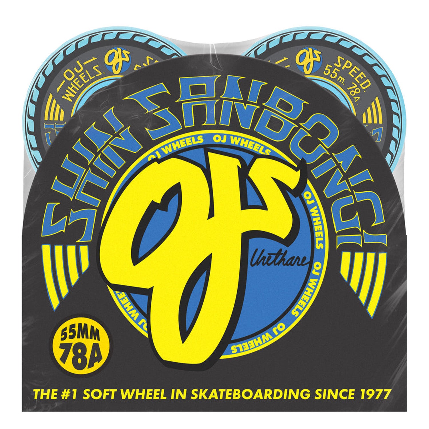 OJ Wheels Shin Sanbongi Mini Super Juice Blue 55mm 78a